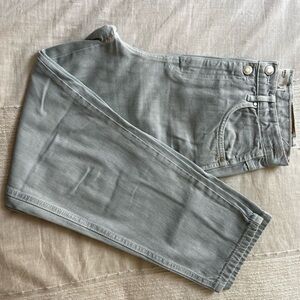 MANGO Light Blue/Teal Denim Mom Jeans